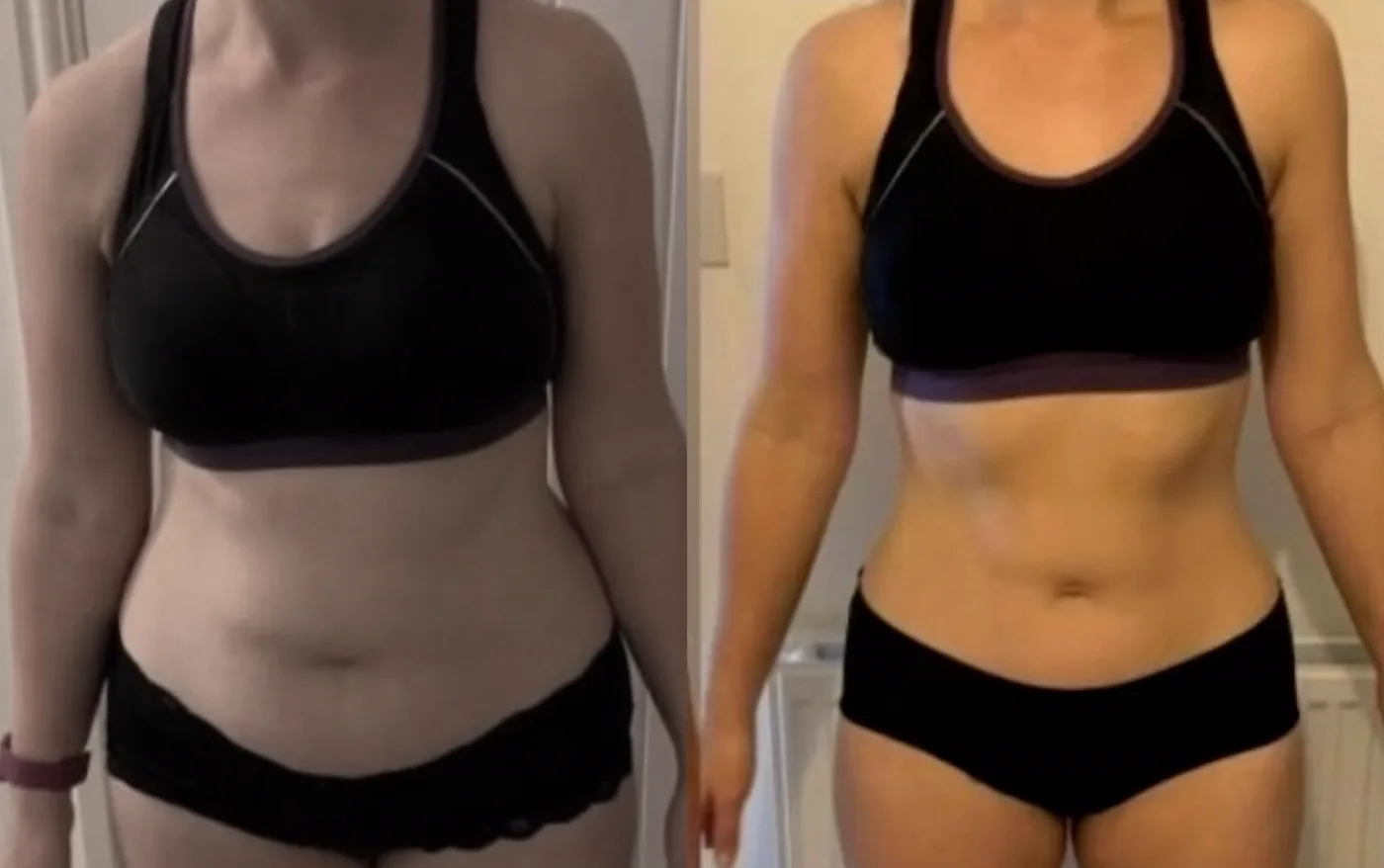 Client physique transformation photo